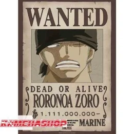Affiche Wanted Zoro - New World Prime  -  ONE PIECE