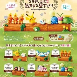 Pokemon - Set 6 Figurines Good Friends Tree 2  -  MARIO BROS & CO