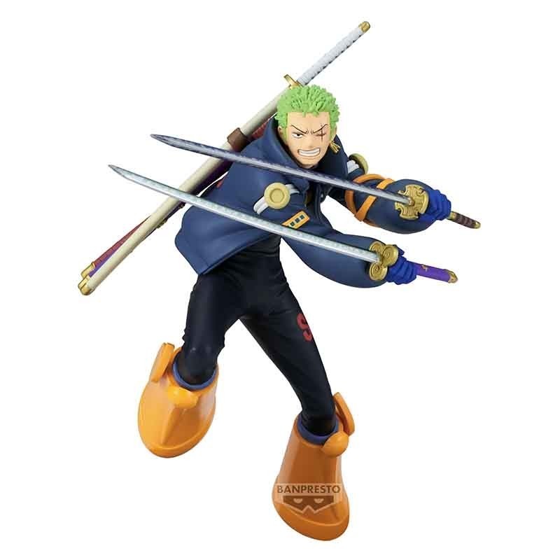 BANDAI - Anime Heroes - One Piece - Figurine Anime Heroes Mega 30 Cm Zoro Grande Figurine Articulee Roronoa Zoro Licence Officielle One Piece Jouet Enfant 4 Ans Et 38332