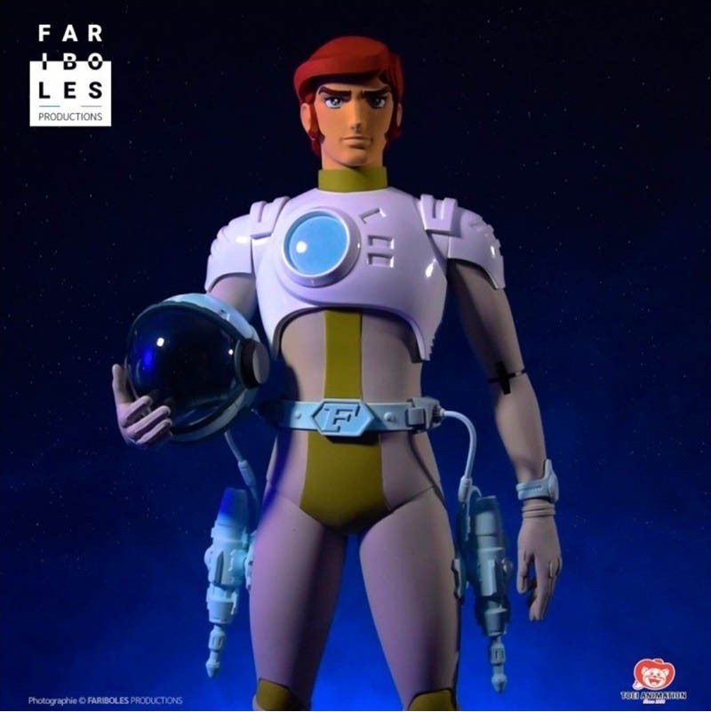 Capitaine Flam - Statue Curtis Newton - Fariboles Productions  - AUTRES FIGURINES