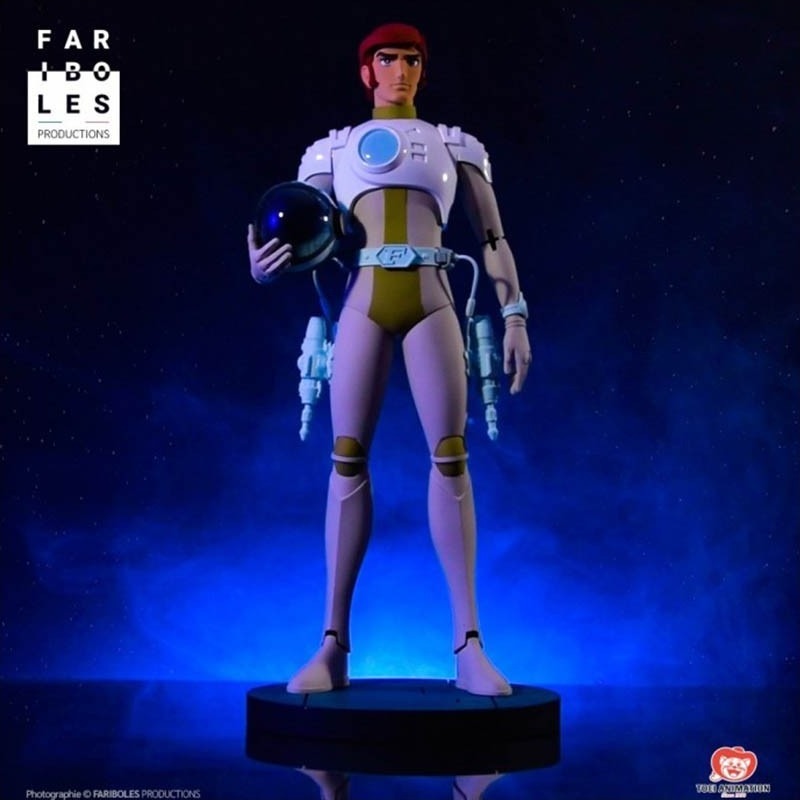 Capitaine Flam - Statue Curtis Newton - Fariboles Productions  - AUTRES FIGURINES