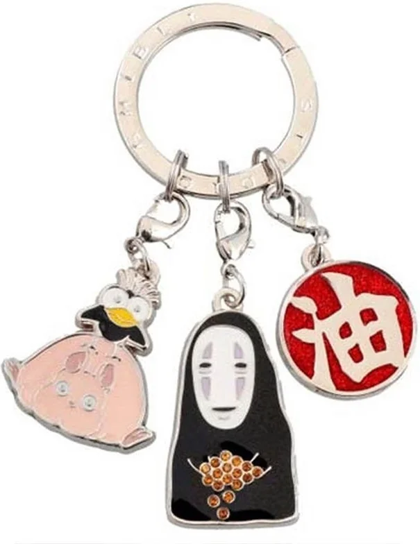 Le Voyage de Chihiro - Porte-clés métal 3 personnages Arubaya  -  TOTORO - GHIBLI