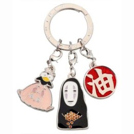 Le Voyage de Chihiro - Porte-clés métal 3 personnages Arubaya  -  TOTORO - GHIBLI
