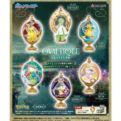 Pokemon - Set 6 Figurines Ovaltique Collection  -  MARIO BROS & CO