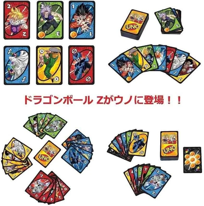 Uno Dragon Ball Z - Version Japonaise  -  DRAGON BALL Z