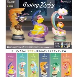 Kirby - Collection 6 figurines Swing Kirby Re-Ment  -  MARIO BROS & CO