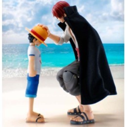 One Piece - Figurine Shanks & Luffy childhood SHF  -  ONE PIECE