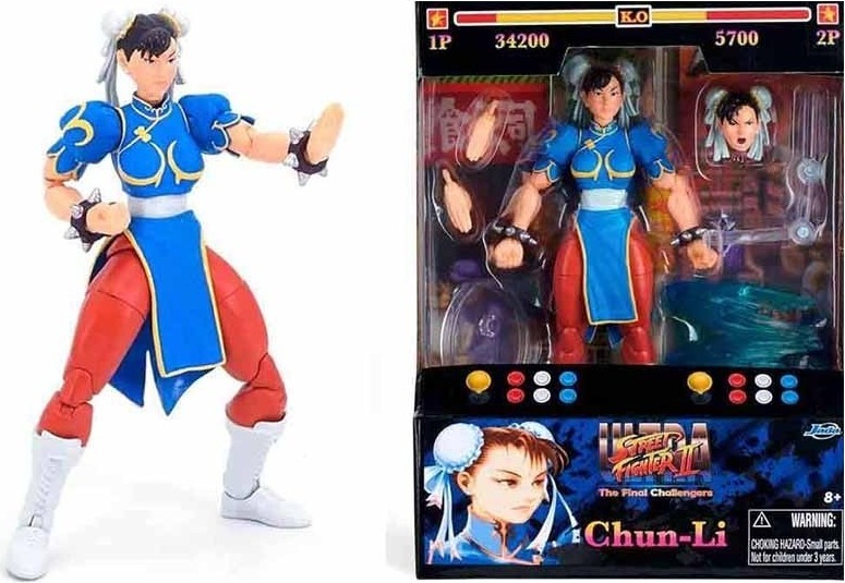 Street Fighter - Figurine Chun-Li - De luxe action figure Jada  - JEUX VIDEO
