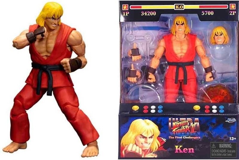 Street Fighter - Figurine Ken - De luxe action figure Jada  - JEUX VIDEO