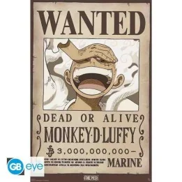 One Piece - Poster Maxi format Wanted Luffy Gear 5  -  ONE PIECE