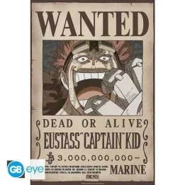 One Piece - Poster Wanted Eustass Kidd  -  ONE PIECE