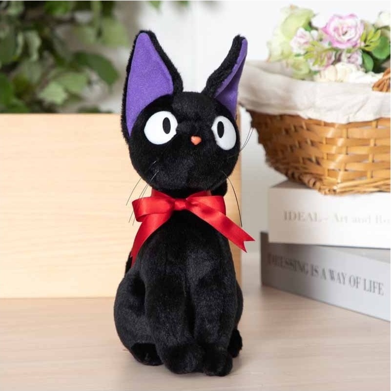 Kiki la petite Sorcière - Peluche de Jiji taille M  -  TOTORO - GHIBLI