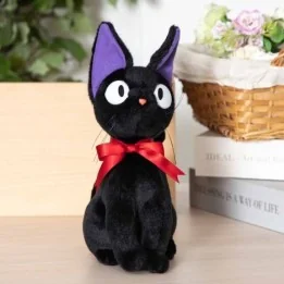 Kiki la petite Sorcière - Peluche de Jiji taille M  -  TOTORO - GHIBLI
