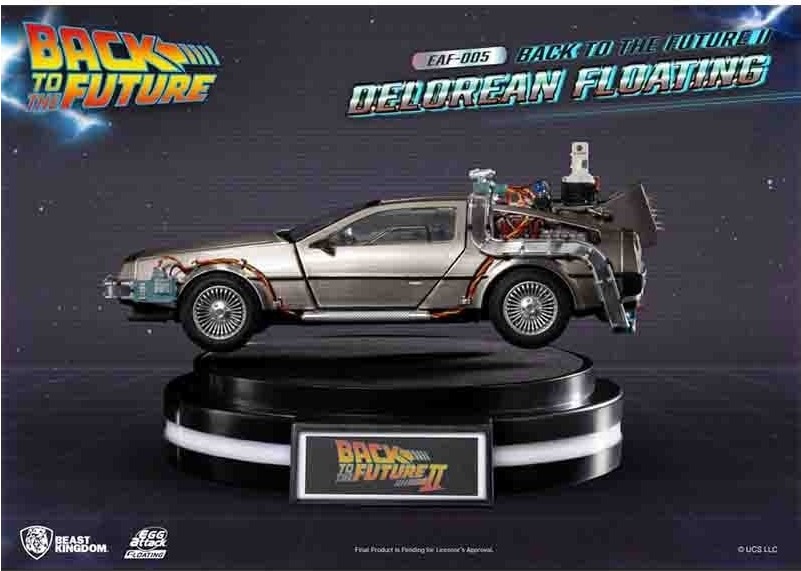 Retour vers le Futur 2 - Figurine Floating Delorean - Egg Attack  - CINÉMA & SÉRIES TV