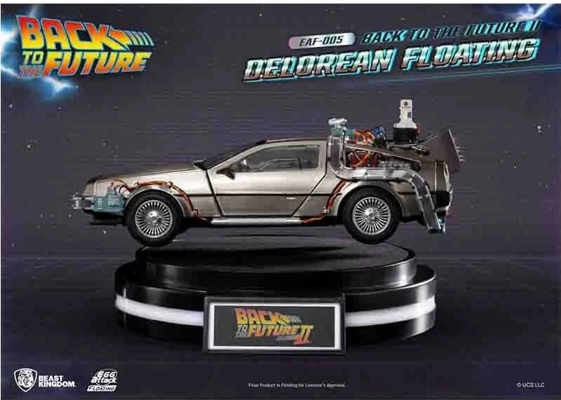 Retour vers le Futur 2 - Figurine Floating Delorean - Egg Attack  - CINÉMA & SÉRIES TV
