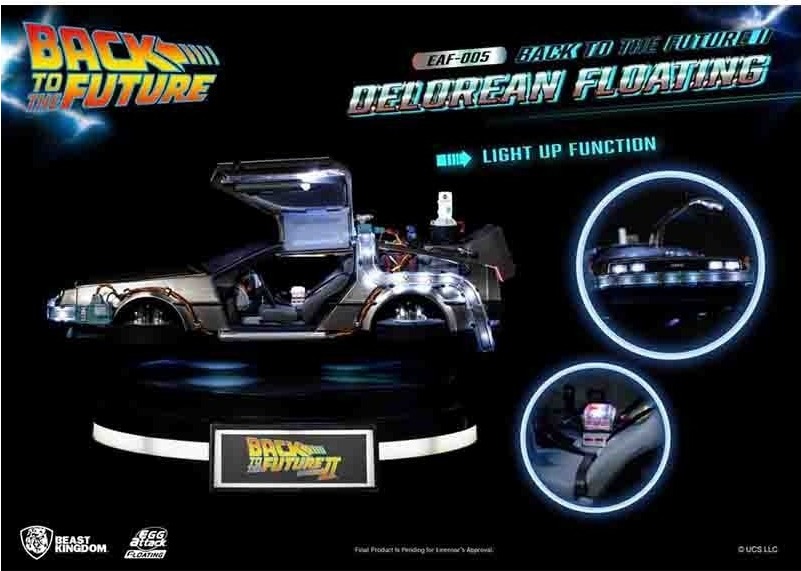 Retour vers le Futur 2 - Figurine Floating Delorean - Egg Attack  - CINÉMA & SÉRIES TV