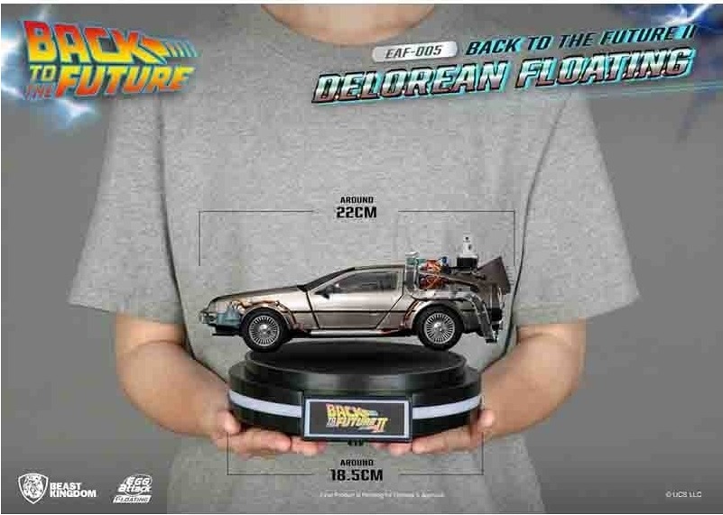Retour vers le Futur 2 - Figurine Floating Delorean - Egg Attack  - CINÉMA & SÉRIES TV