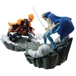 One Piece - Set 2 Figurines Trafalgar Law vs Teach - Senkozekkei  -  ONE PIECE