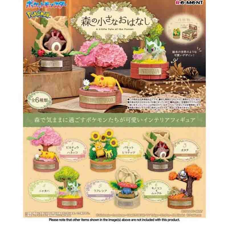 Pokemon - Set 6 Figurines A Little tale of the Forest  -  MARIO BROS & CO