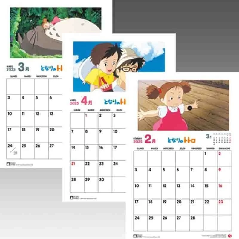 Mon voisin Totoro - Calendrier 2025  -  TOTORO - GHIBLI