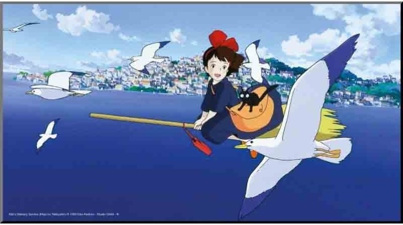 Tableau Kiki la petite sorcière  -  TOTORO - GHIBLI