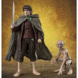 Le Seigneur des Anneaux - Figurines Frodon & Gollum SH Figuarts  - CINÉMA & SÉRIES TV
