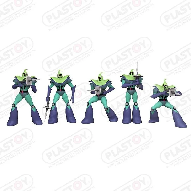 Goldorak - Set 5 Figurines Soldat de Vega  - GOLDORAK