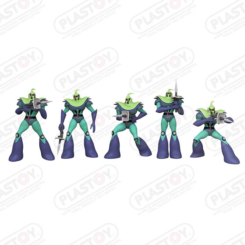 Goldorak - Set 5 Figurines Soldat de Vega - GOLDORAK Goldorak - Set 5 Figurines Soldat de Vega - GOLDORAK
