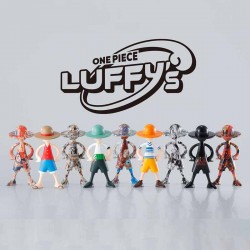 One Piece - Collection 10 figurines Luffy Archive of Adventure  -  ONE PIECE