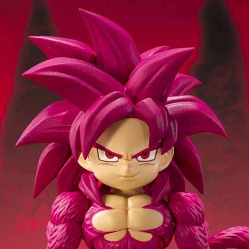 Dragon Ball Daima - Figurine mini Son Goku SSJ4 - SHF  -  DRAGON BALL Z