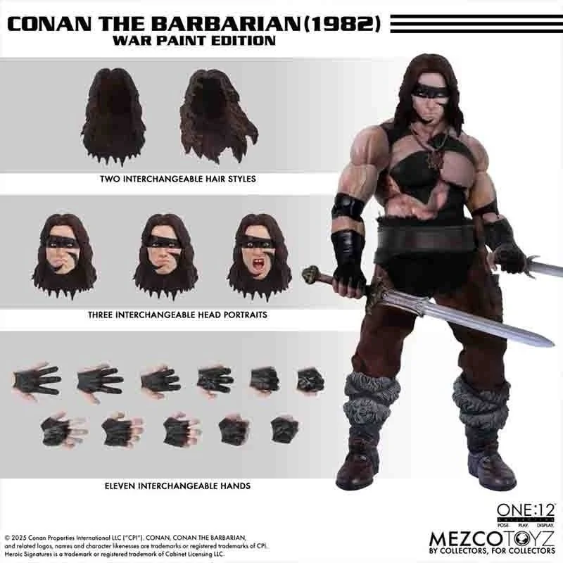 Figurine Conan le Barbare 1982 War AF - Mezco  - CINÉMA & SÉRIES TV