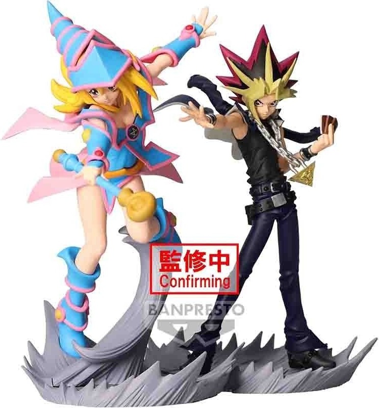 YuGiOh! Set 2 Figurines Dark Magician Girl & Yami Yugi  - AUTRES FIGURINES