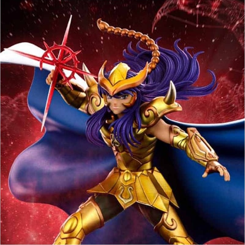 Saint Seiya - Statue Milo du Scorpion Art Scale - Iron Studio  -  SAINT SEIYA