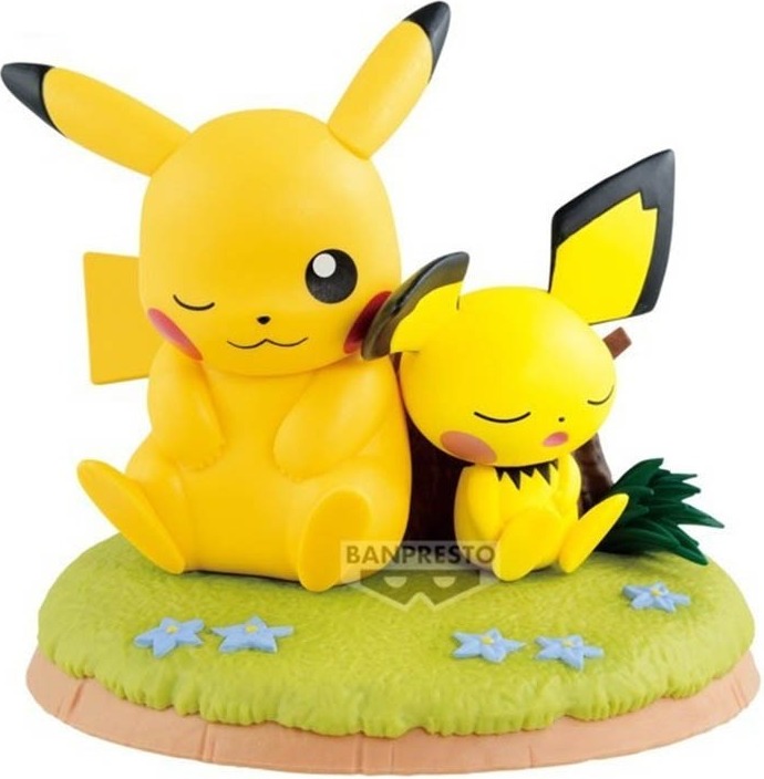 Pokemon - Figurine Pikachu & Pichu Diorama Relaxing Time  - AUTRES FIGURINES