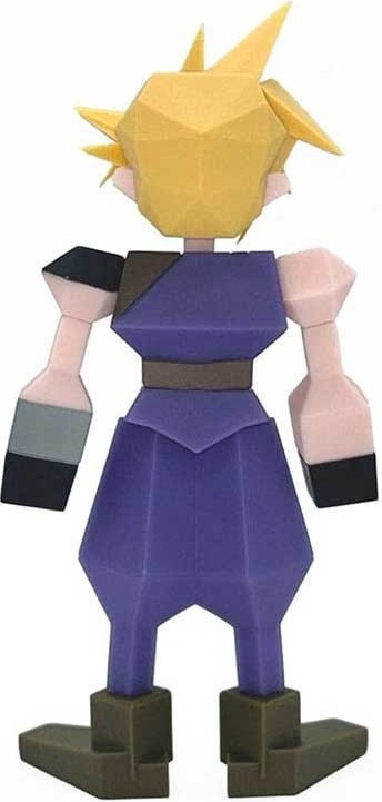 Final Fantasy VII - Figurine Cloud Strife Polygon Ver  -  FINAL FANTASY