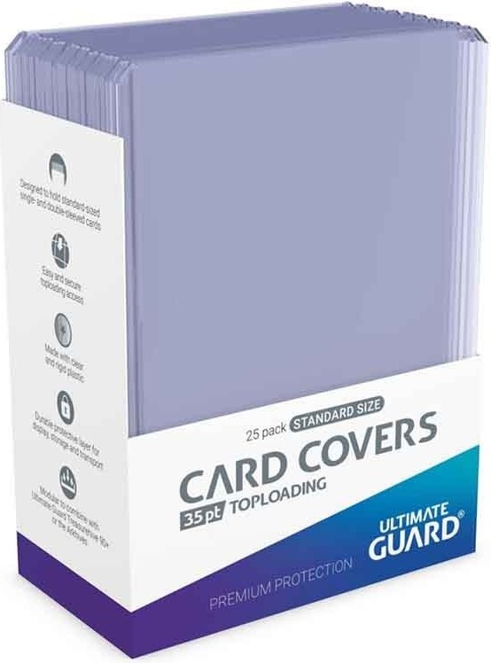 Toploading 35 pt Transparent pack de 25 Taille Standard  - AUTRES GOODIES