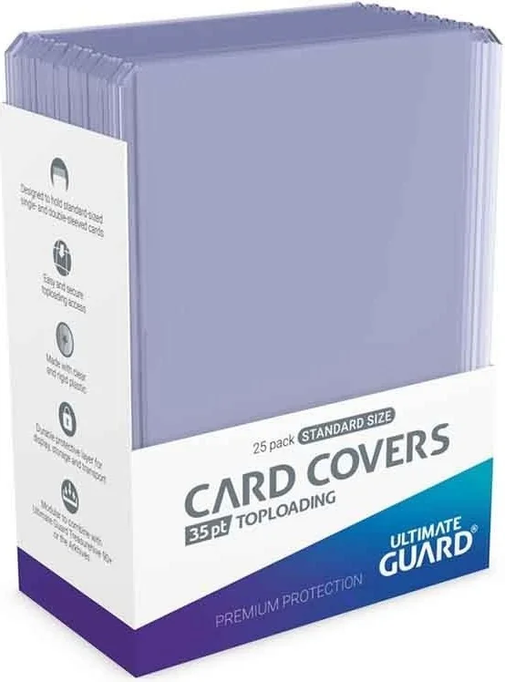 Toploading 35 pt Transparent pack de 25 Taille Standard  - AUTRES GOODIES