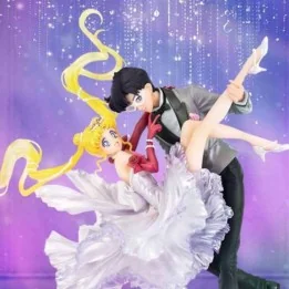 Sailor Moon - Figurines Usagi ＆ Tuxedo mask moonlight glow FZ  - SAILOR MOON