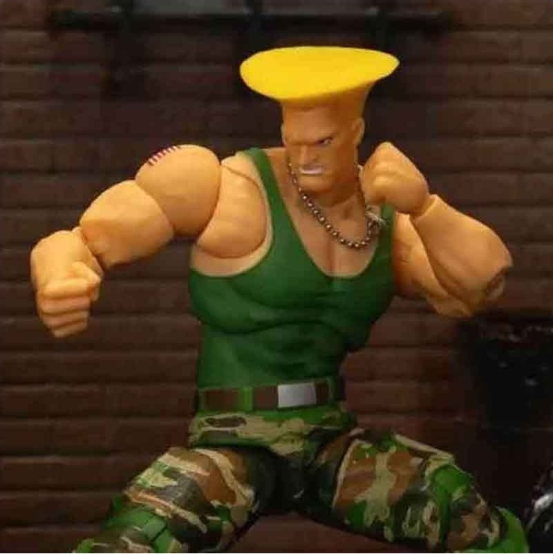 Street Fighter - Figurine Guile - Action figure Jada  - Figurines jeux-vidéo