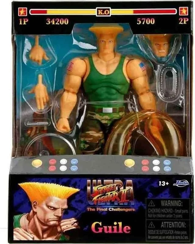 Street Fighter - Figurine Guile - Action figure Jada  - Figurines jeux-vidéo
