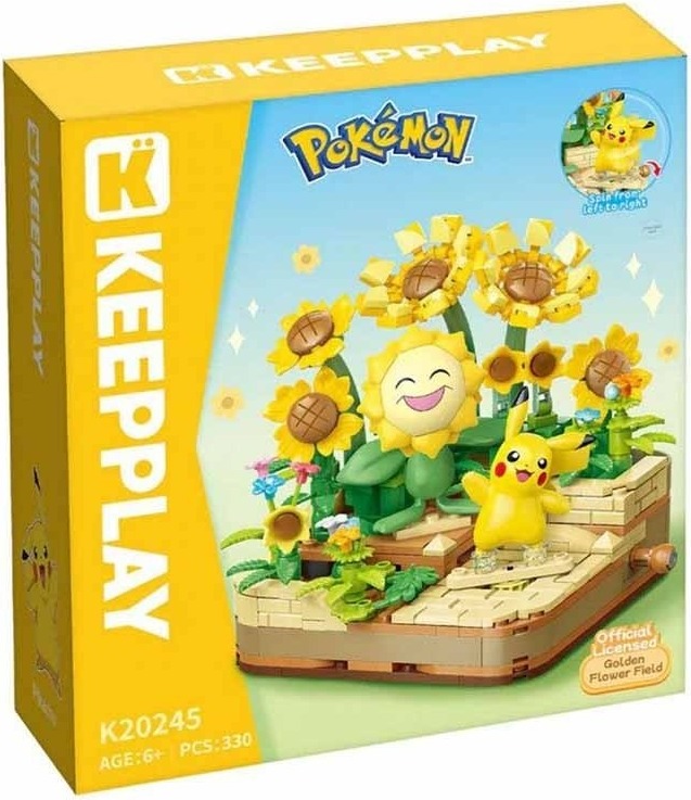 Pokémon - Keepley Pikachu Seek in the Sunflower  -  MARIO BROS & CO