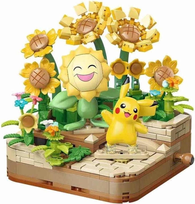 Pokémon - Keepley Pikachu Seek in the Sunflower  -  MARIO BROS & CO