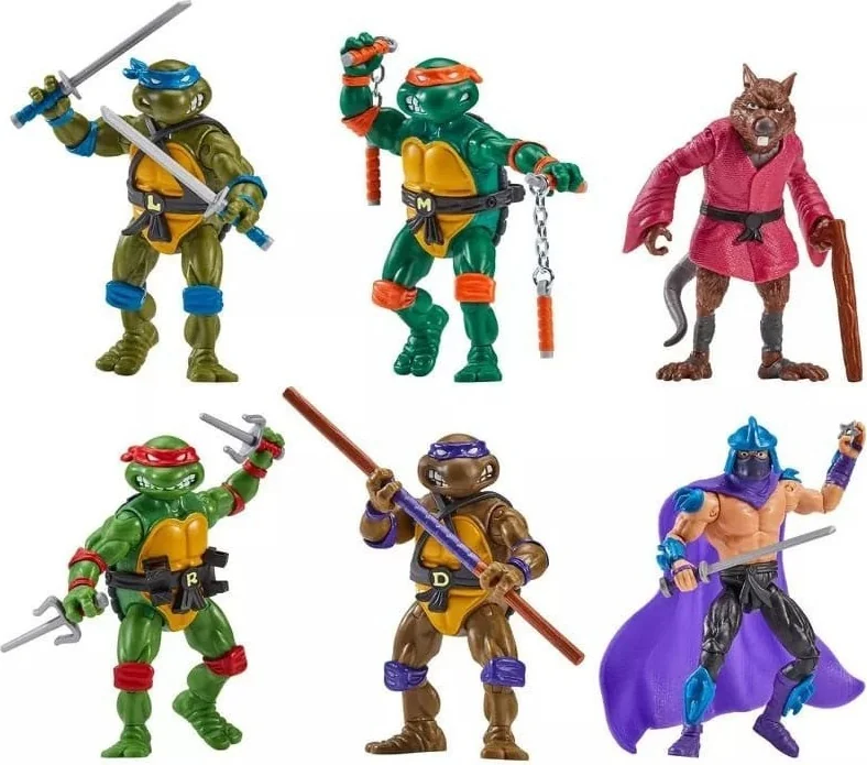 Les Tortues Ninja - Playset 6 Figurines 1988 Remastered  - AUTRES FIGURINES
