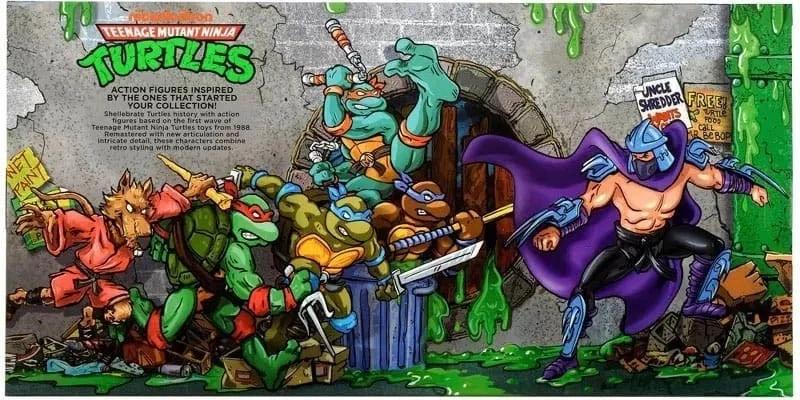 Les Tortues Ninja - Playset 6 Figurines 1988 Remastered  - AUTRES FIGURINES