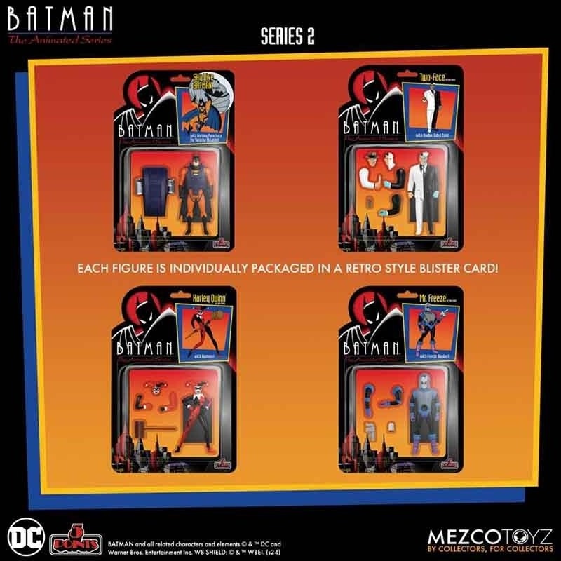 Batman The Animated Series - Set 4 figurines 5 Points Deluxe Box vol.2  - DC. COMICS & MARVEL