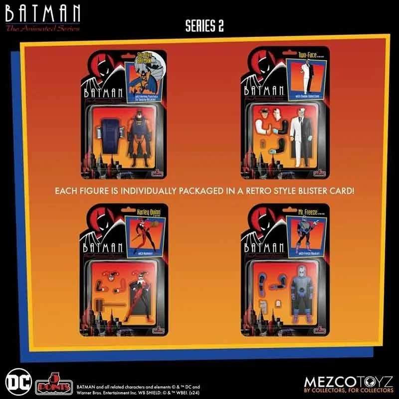 Batman The Animated Series - Set 4 figurines 5 Points Deluxe Box vol.2  - DC. COMICS & MARVEL