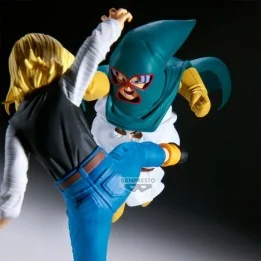 Dragon Ball Z - Figurine Android 18 + Mr Satan vs Mighty Mask  -  DRAGON BALL Z
