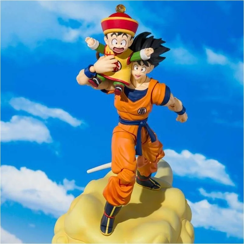 Dragon Ball - Figurines Son Goku & Son Gohan kid & kintoun SHF  -  DRAGON BALL Z