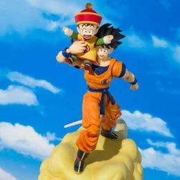 Dragon Ball - Figurines Son Goku & Son Gohan kid & kintoun SHF  -  DRAGON BALL Z