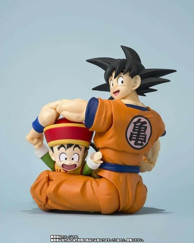 Dragon Ball - Figurines Son Goku & Son Gohan kid & kintoun SHF  -  DRAGON BALL Z